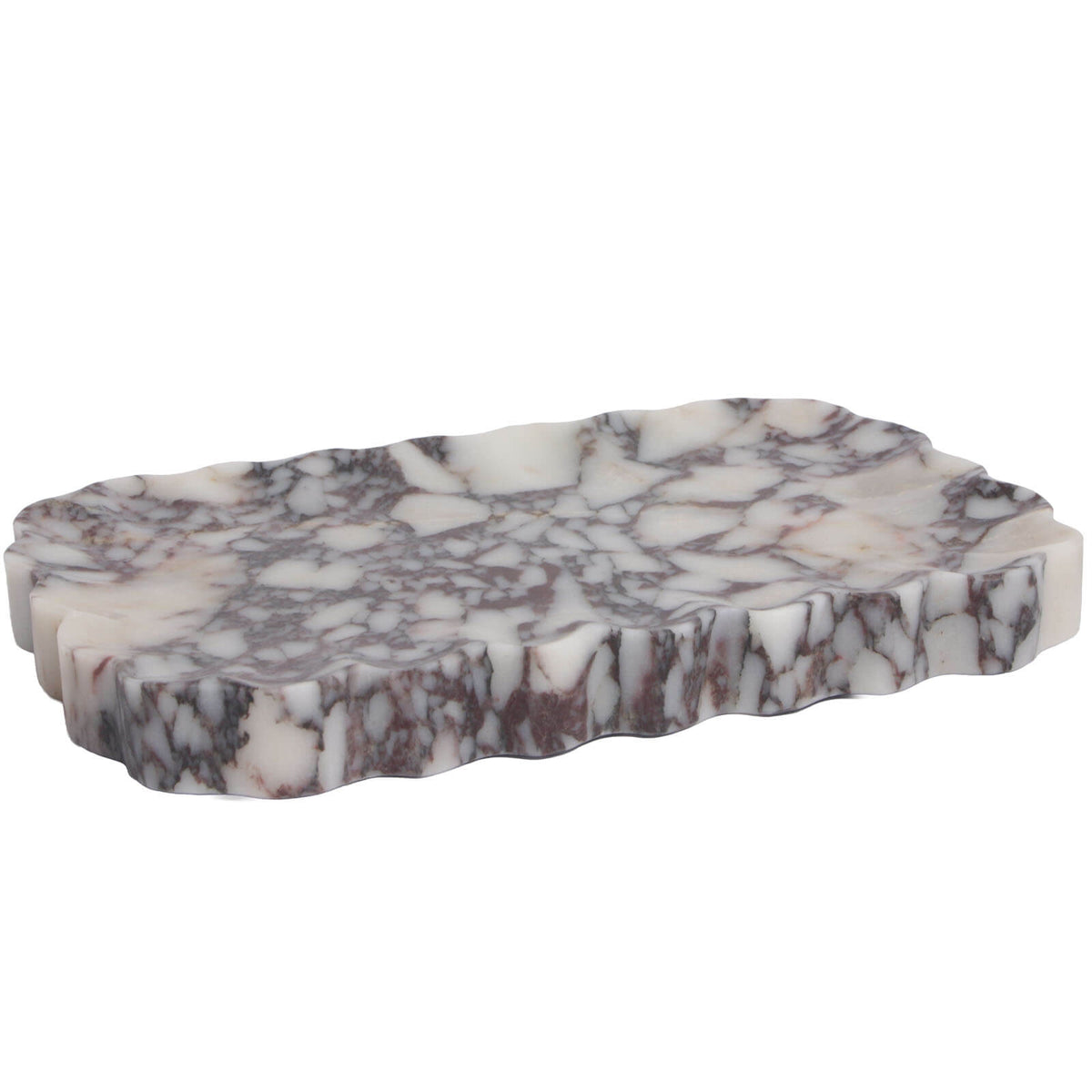 Keiichi Freeform Tray in Bulgari Purple Marble
