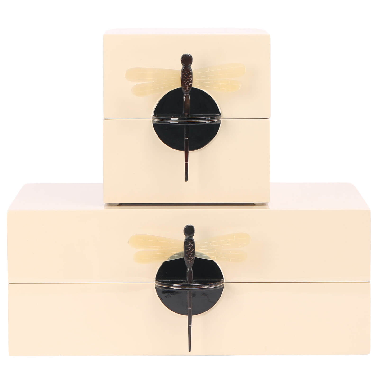 Keiichi Lacquer Hinged Decorative Box - Small