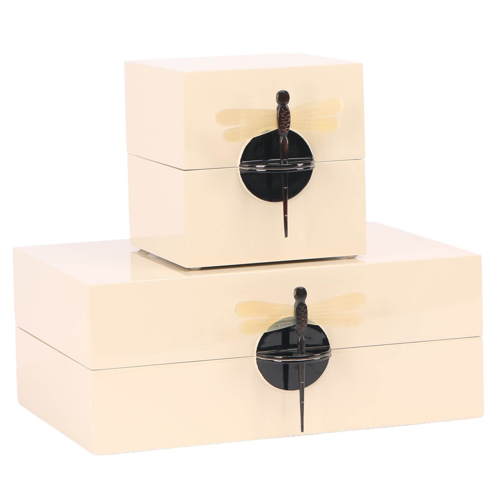 Keiichi Lacquer Hinged Decorative Box - Small