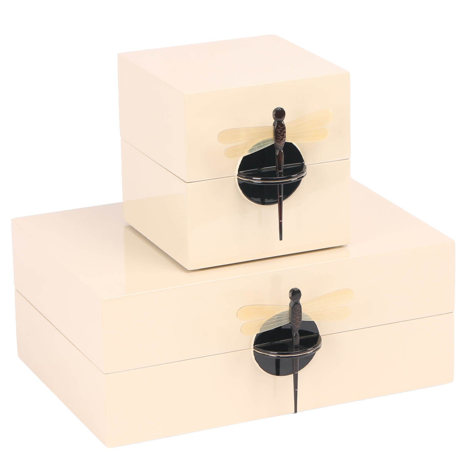 Keiichi Lacquer Hinged Decorative Box - Small