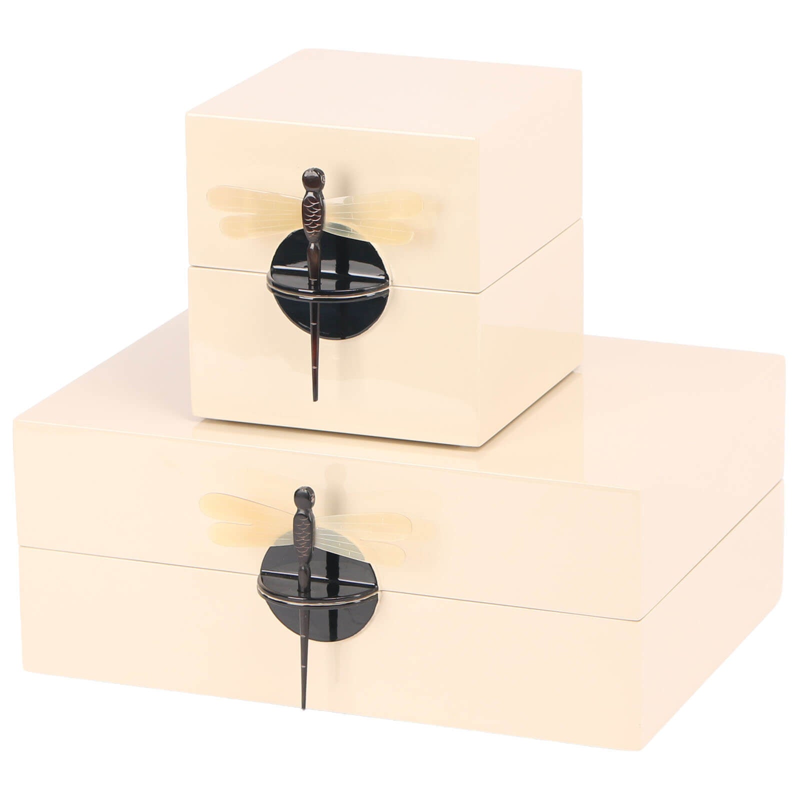 Keiichi Lacquer Hinged Decorative Box - Small