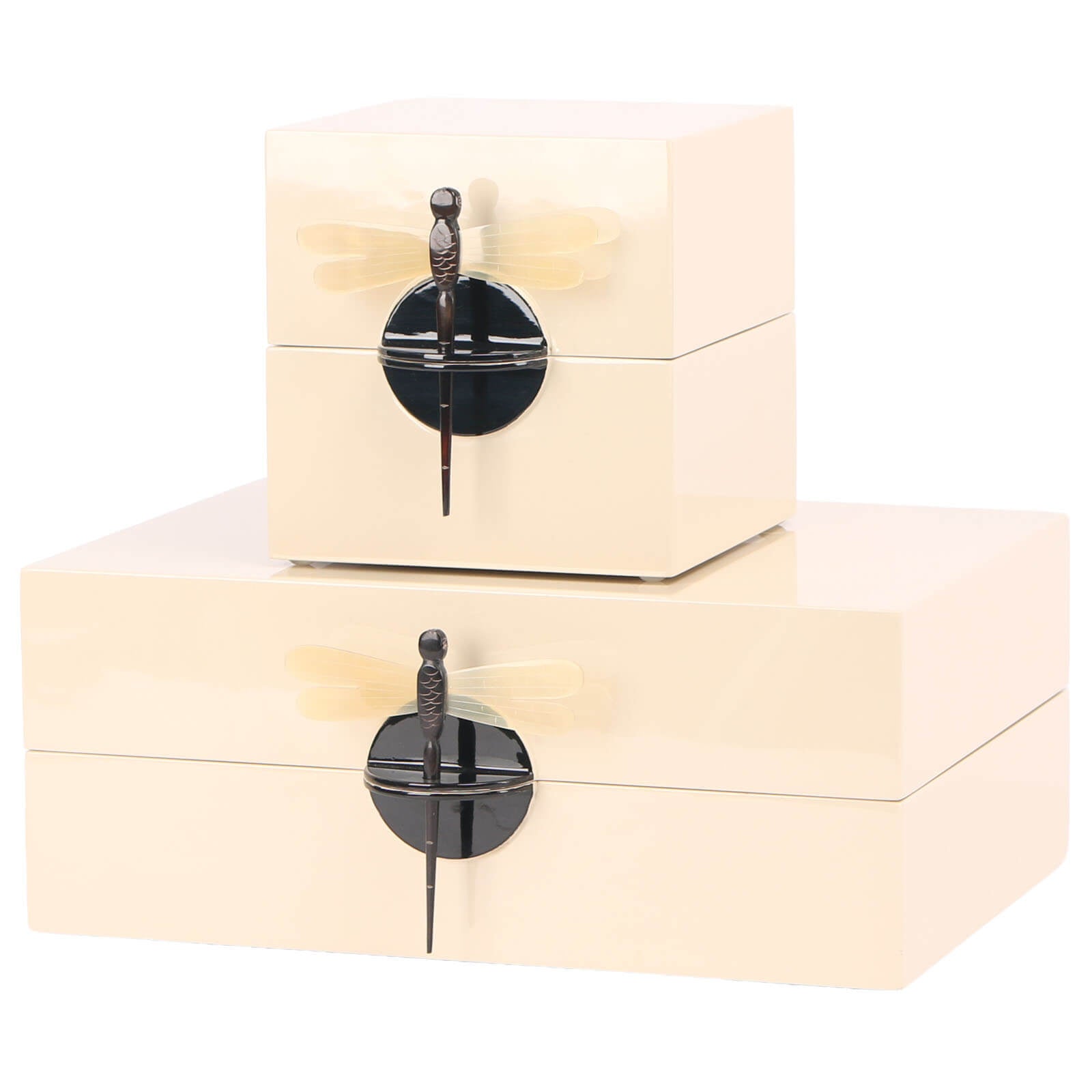 Keiichi Lacquer Hinged Decorative Box - Small