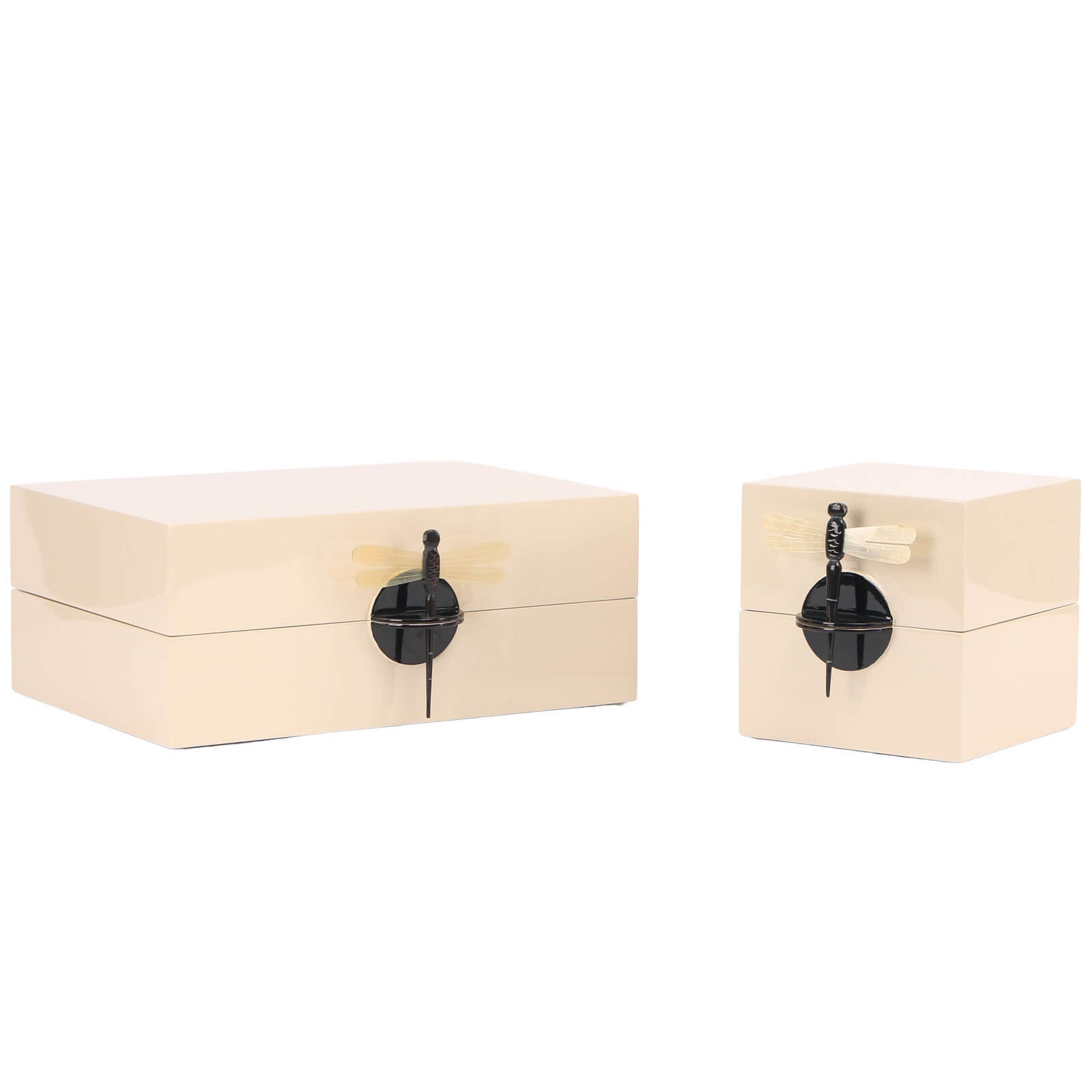 Keiichi Lacquer Hinged Decorative Box - Small