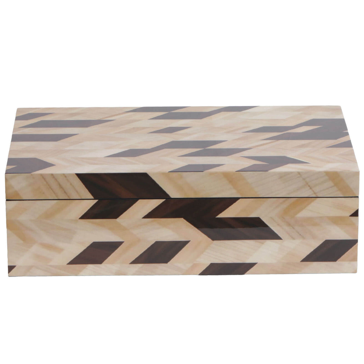 Keiichi Geometric Marquetry Box