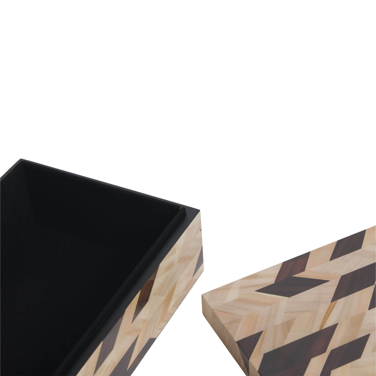 Keiichi Geometric Marquetry Box