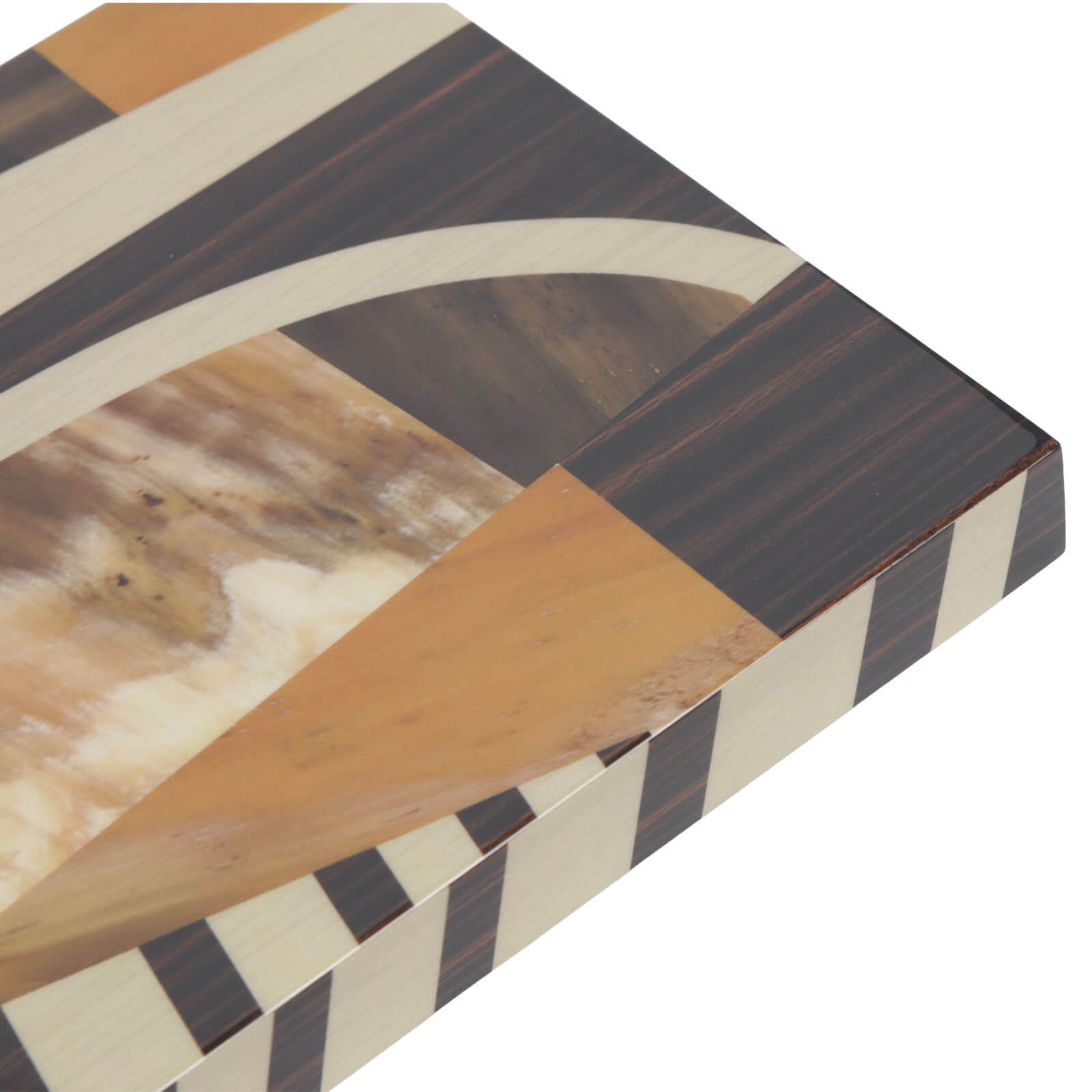 Keiichi Abstract Geometric Marquetry Box
