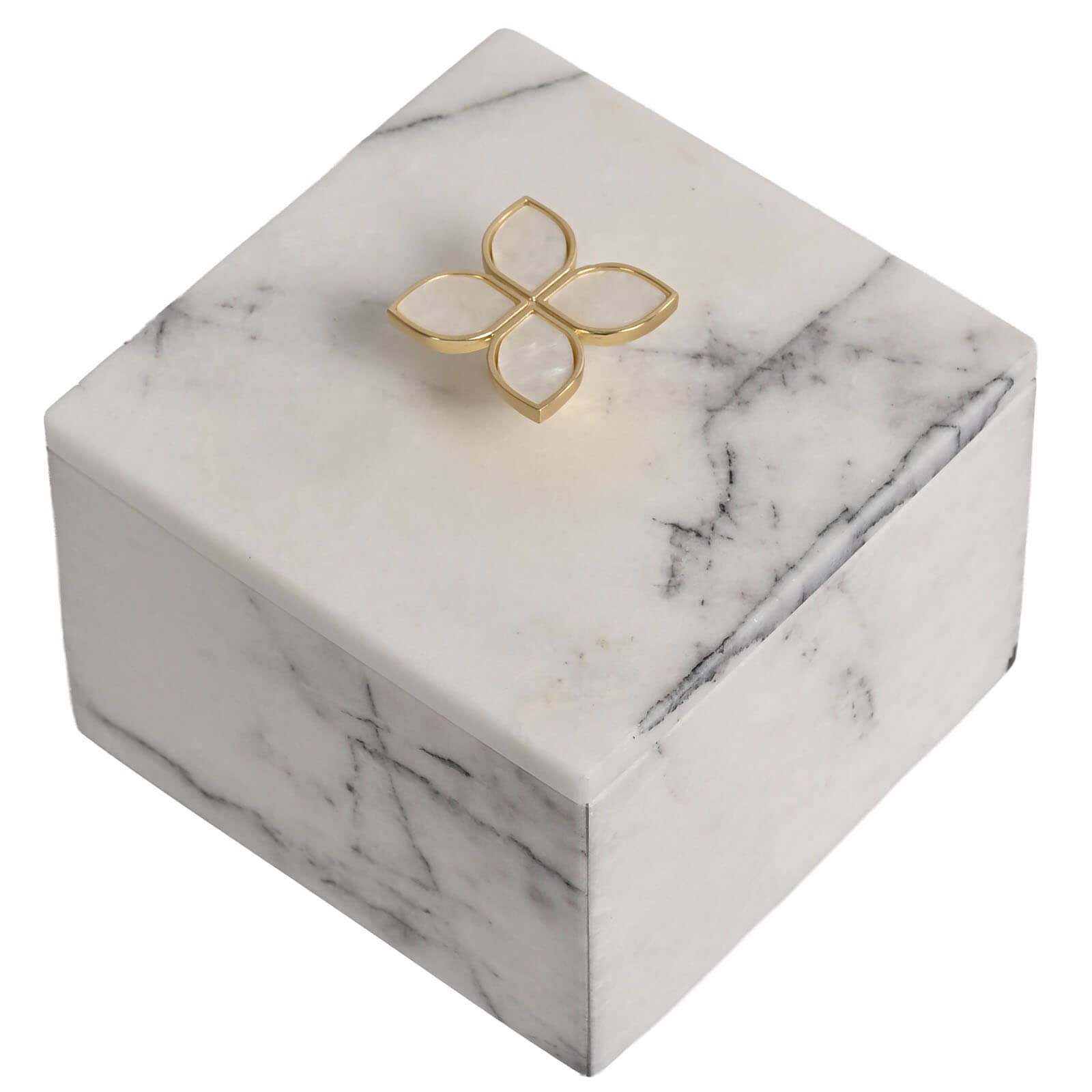 Keiichi Minimal Square Marble Box