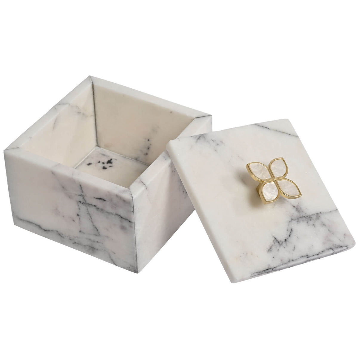 Keiichi Minimal Square Marble Box