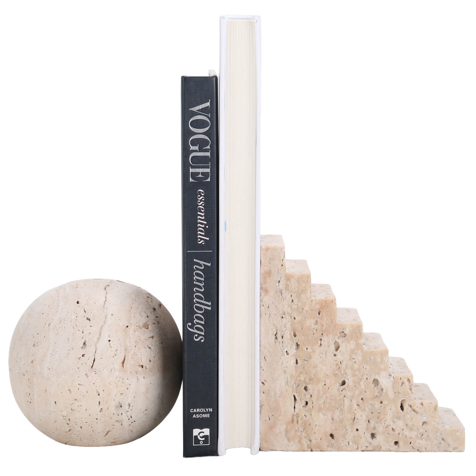 Keiichi Coppice Bookends in Marble
