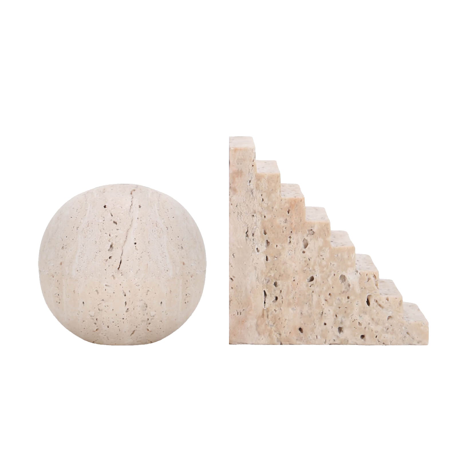 Keiichi Coppice Bookends in Marble