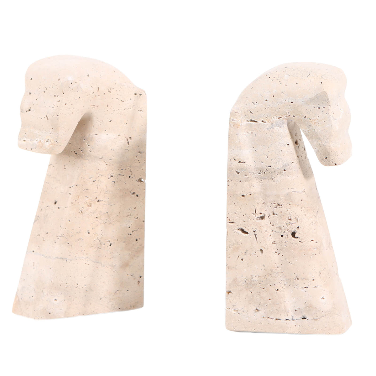 Keiichi Horse Bookends in Marble