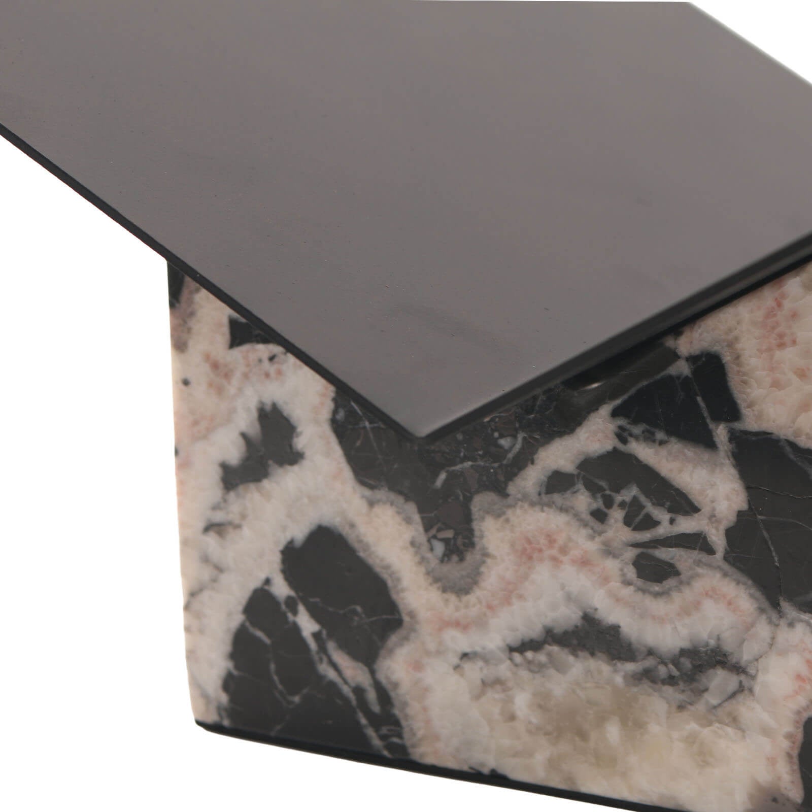 Keiichi Magazine Holder in Bulgari Purple Marble
