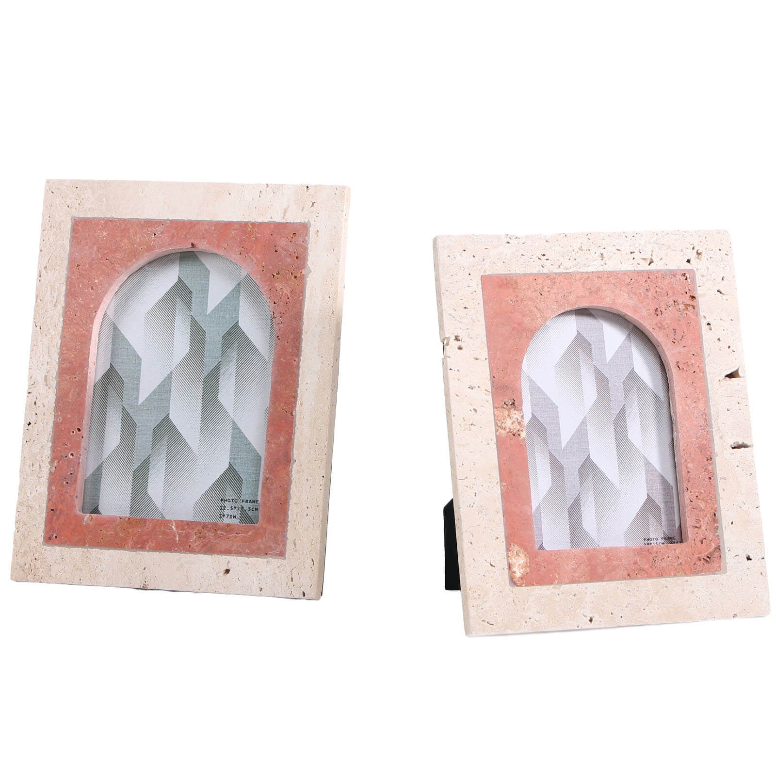 Keiichi Picture Frame in Blush Marble - Large