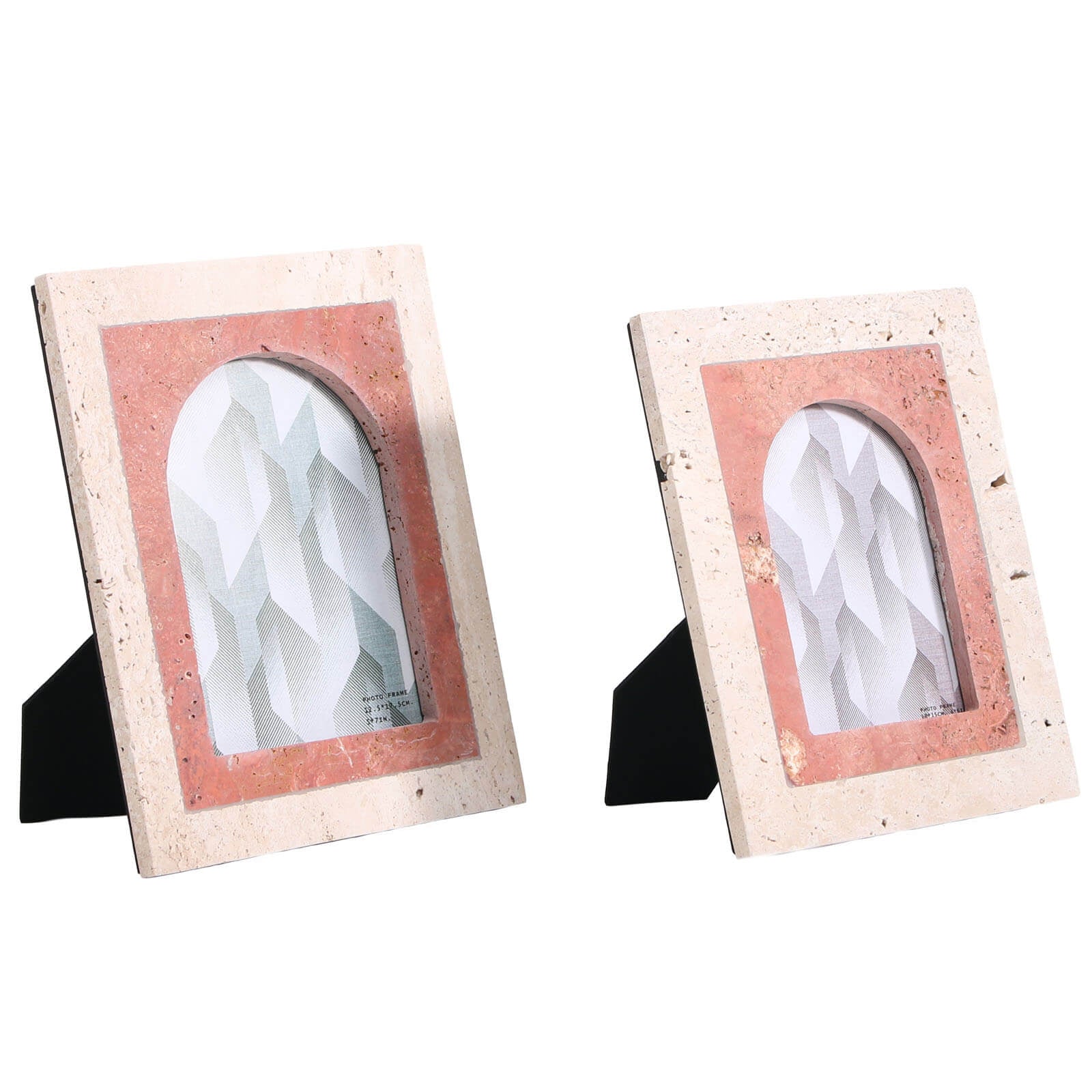 Keiichi Picture Frame in Blush Marble - Large