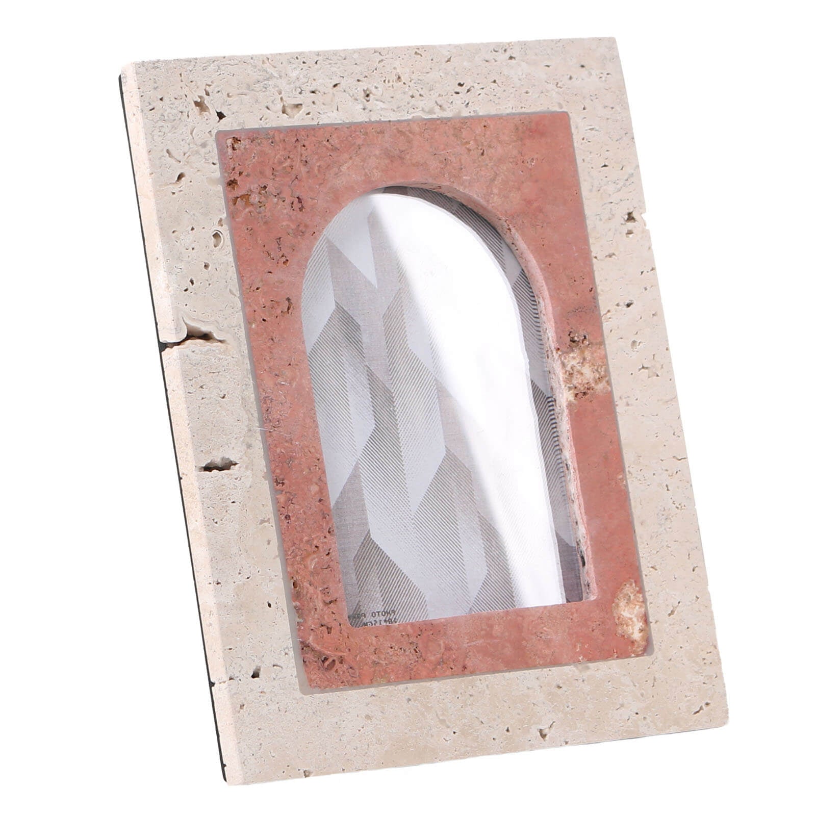 Keiichi Picture Frame in Blush Marble - Large