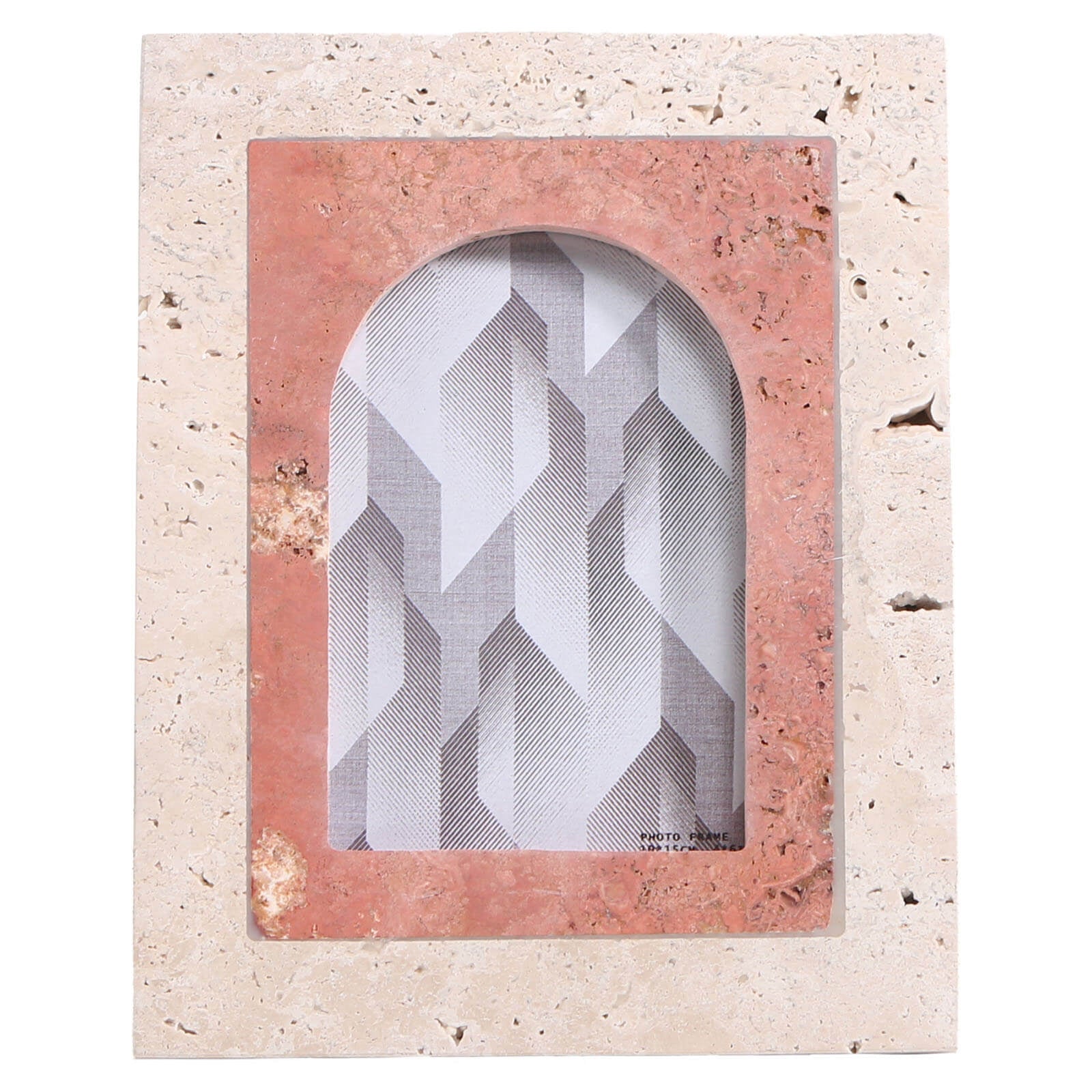 Keiichi Picture Frame in Blush Marble - Large