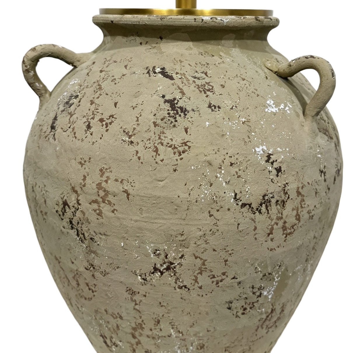 Keiichi Wabi-sabi Rustic Retro Handmade Pottery Table Lamp