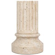 Keiichi Lachlan Pillar Bookend in Travertine - Single
