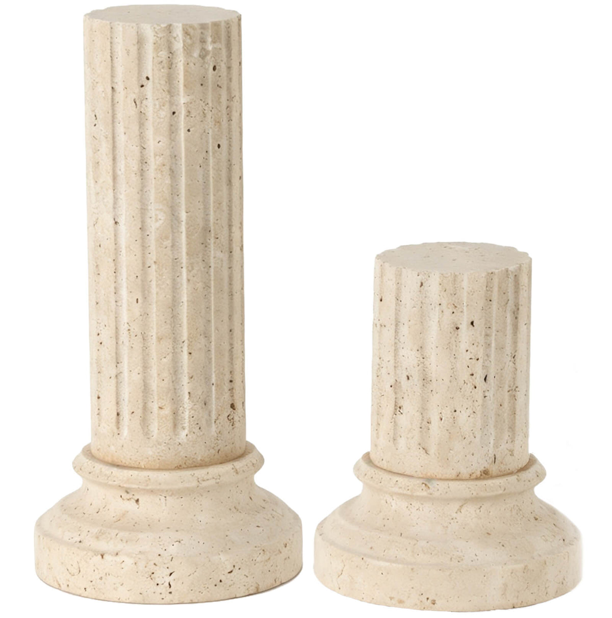 Keiichi Marcello Decorative Object in Travertine - Small