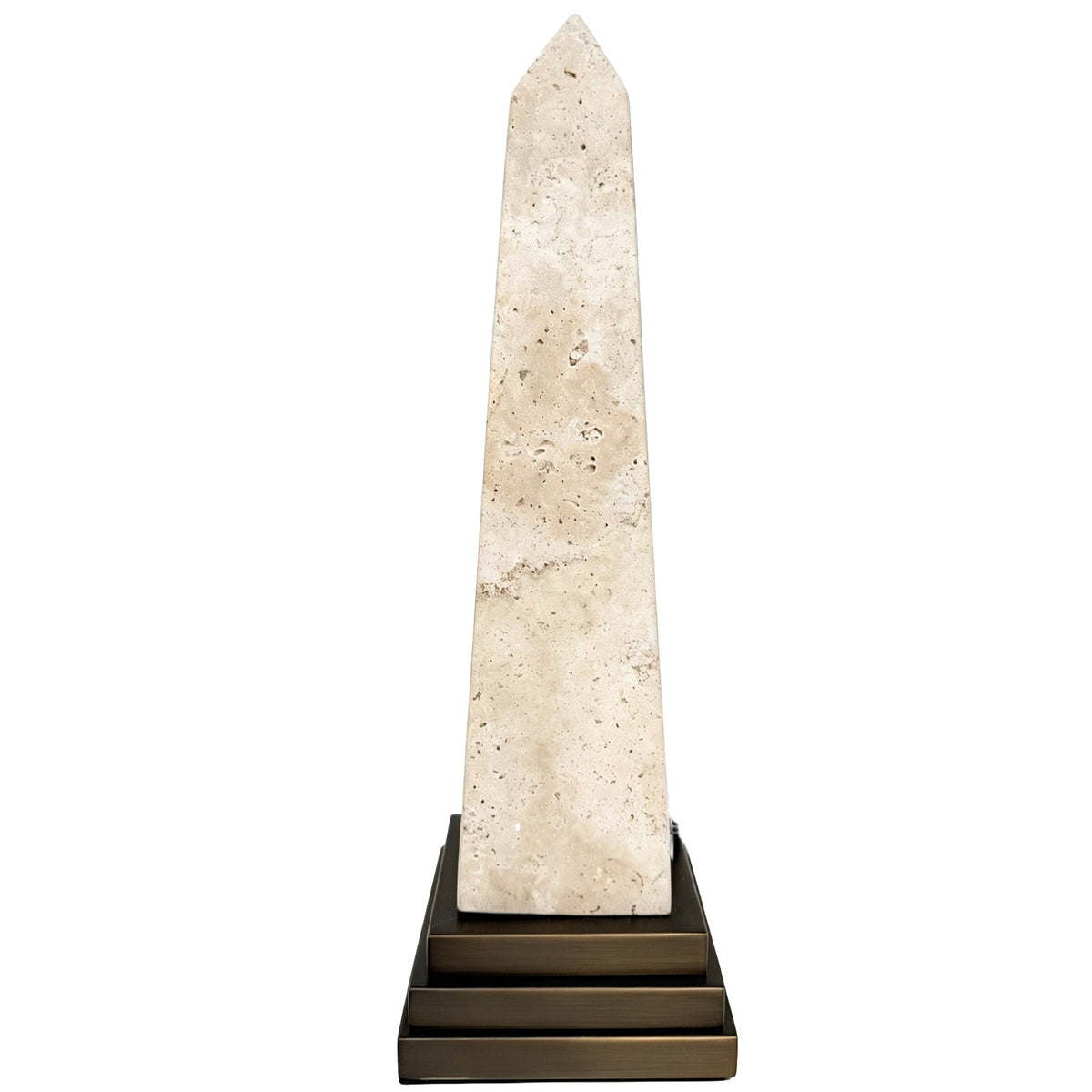 Keiichi Darius Sculpture in Travertine - Small
