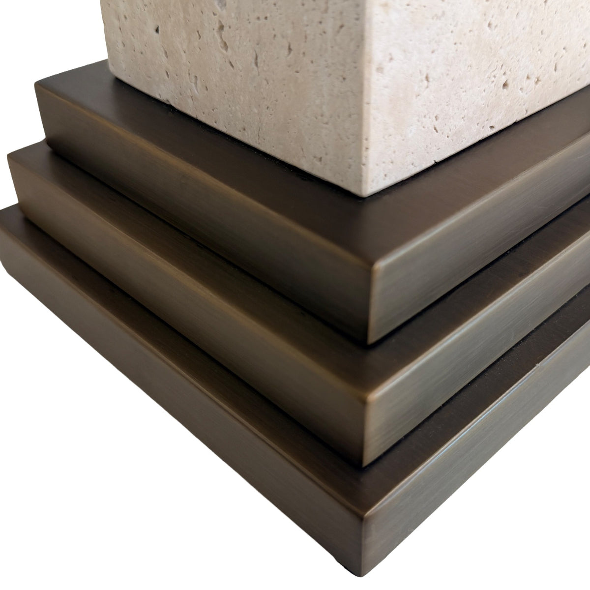Keiichi Darius Sculpture in Travertine - Large