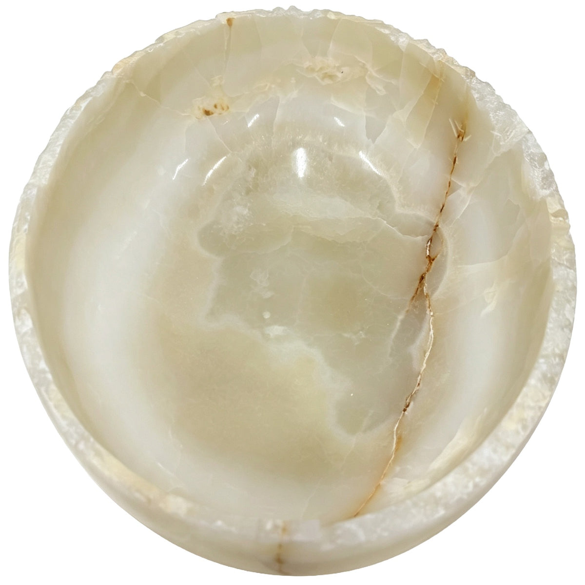 Keiichi Voss Decorative Bowl in White Jade Marble
