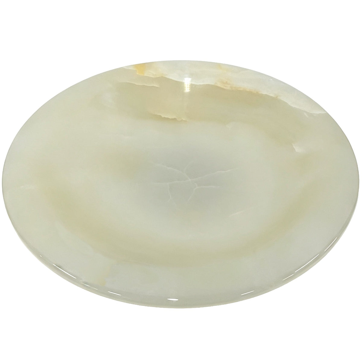Keiichi Bjorn Pedestal Bowl in White Jade Marble