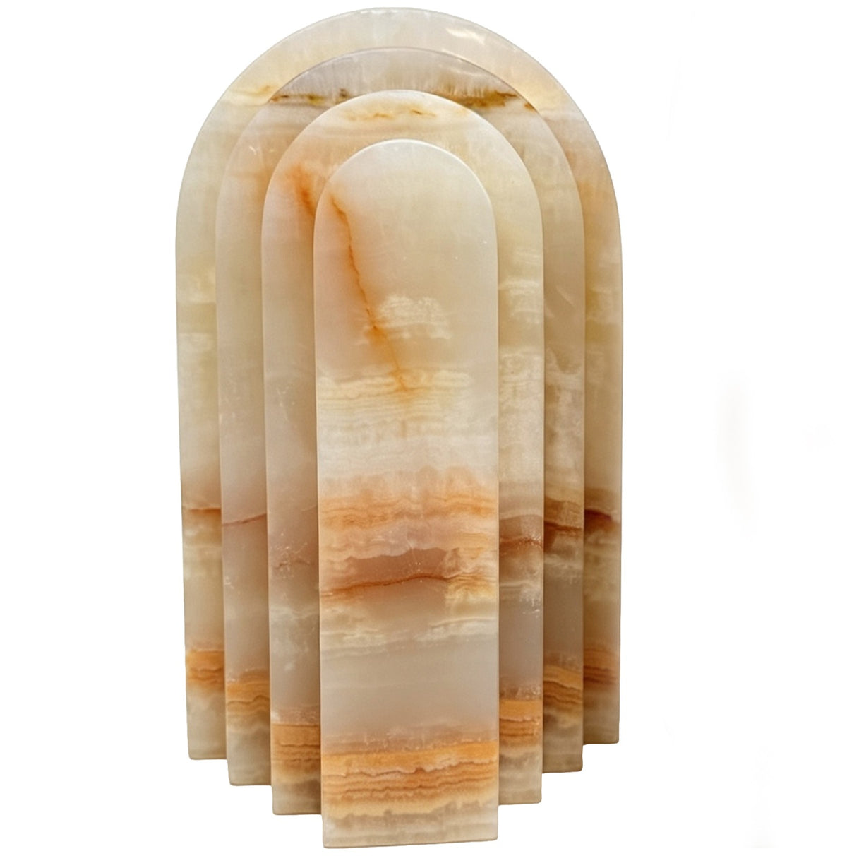 Keiichi Osmond Bookend in White Jade Marble - Single