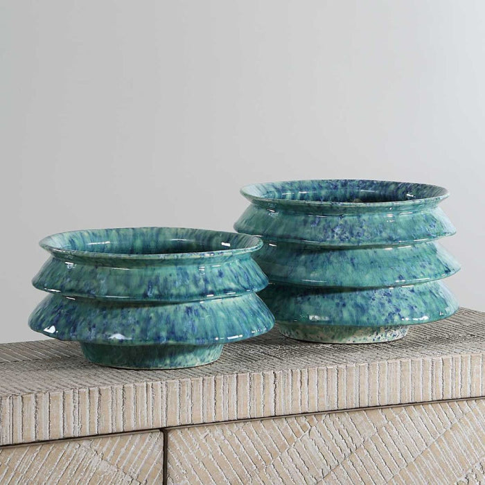 Uttermost Zigzag Bowls Set of 2