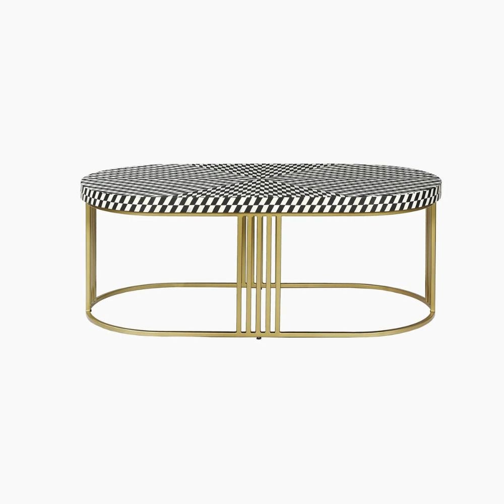 Fantasy Bone Inlay Coffee Table Coffee Table