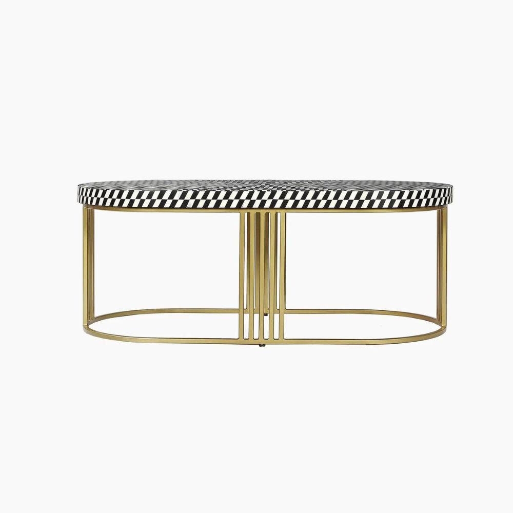 Fantasy Bone Inlay Coffee Table Coffee Table