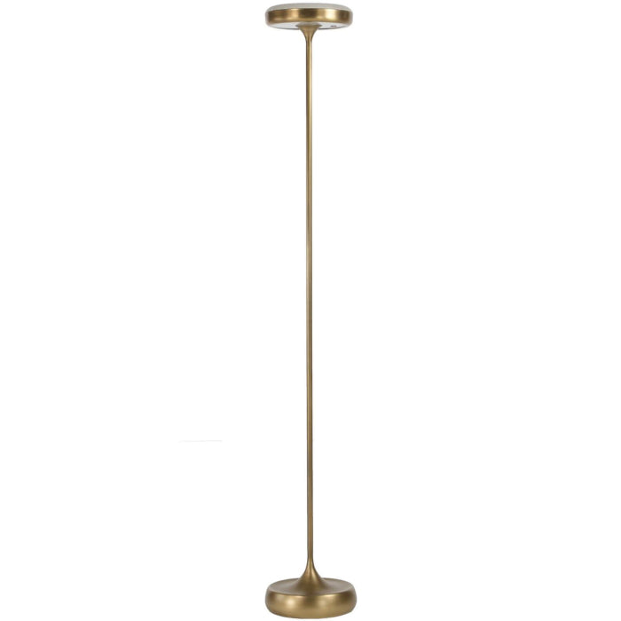 Uttermost Flat Top Floor Lamp in Brass
