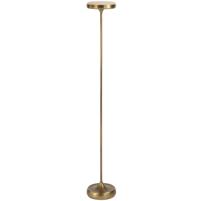 Uttermost Flat Top Floor Lamp in Brass