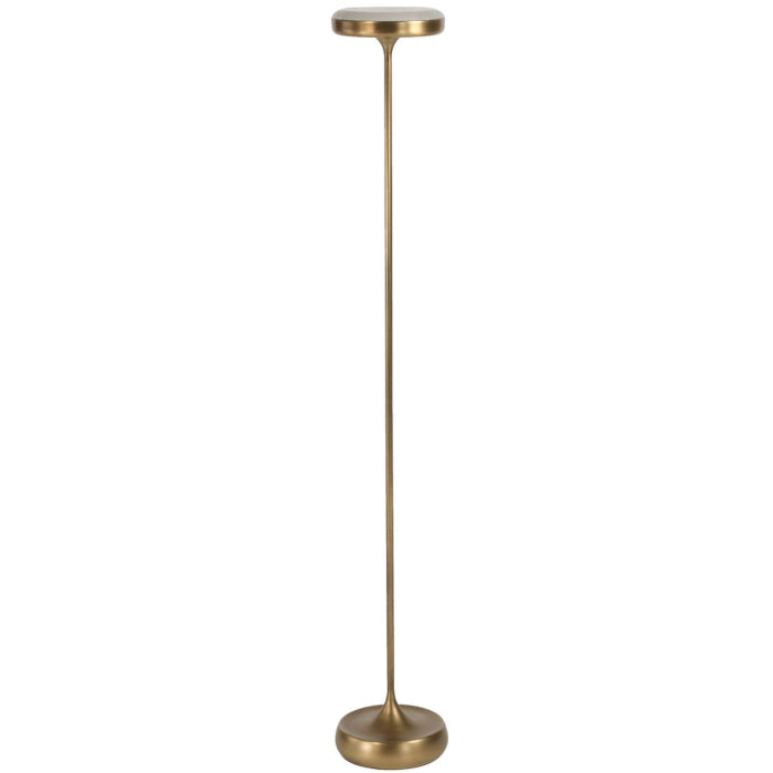 Uttermost Flat Top Floor Lamp in Brass