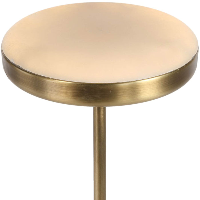 Uttermost Flat Top Floor Lamp in Brass