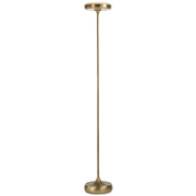 Flat Top Floor Lamp in Brass