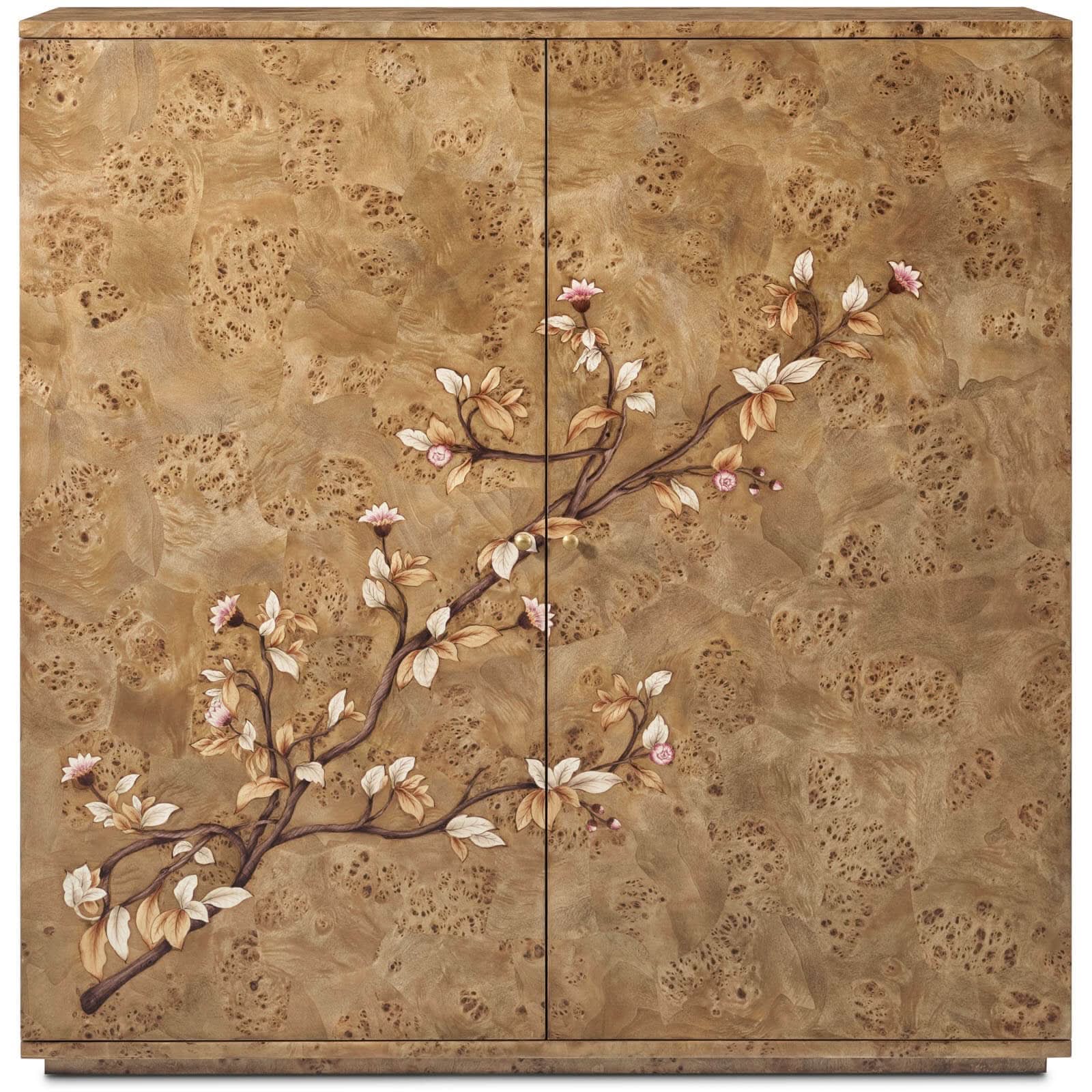 Theodore Alexander Flora Bar Cabinet   Nicholas John Interiors