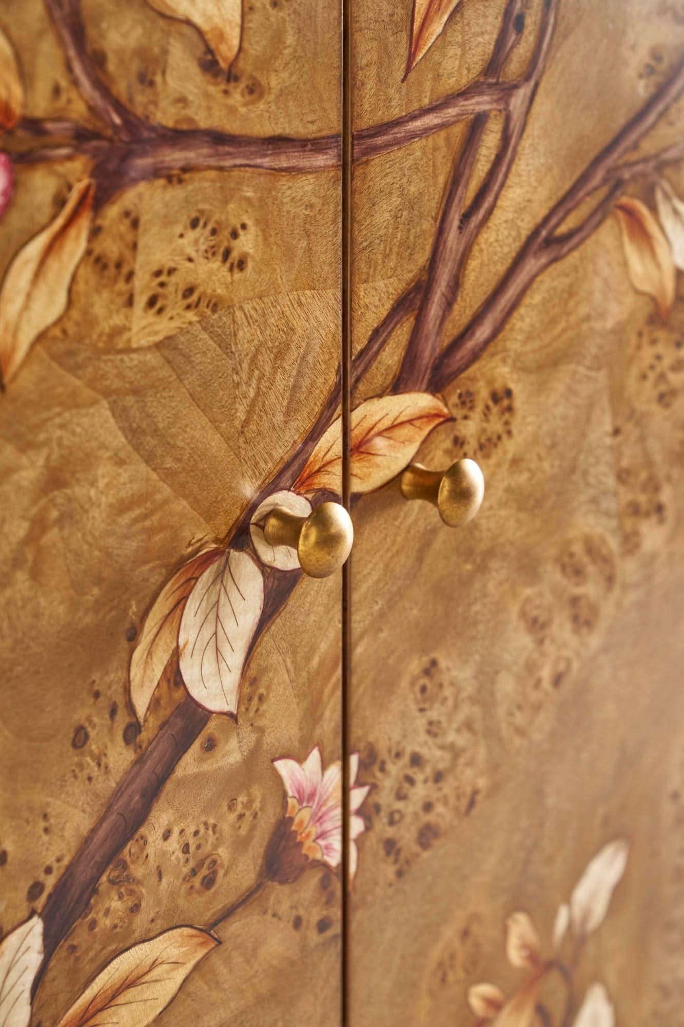 Theodore Alexander Flora Bar Cabinet   Nicholas John Interiors