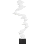 Flux Indoor-Outdoor White Sculpture