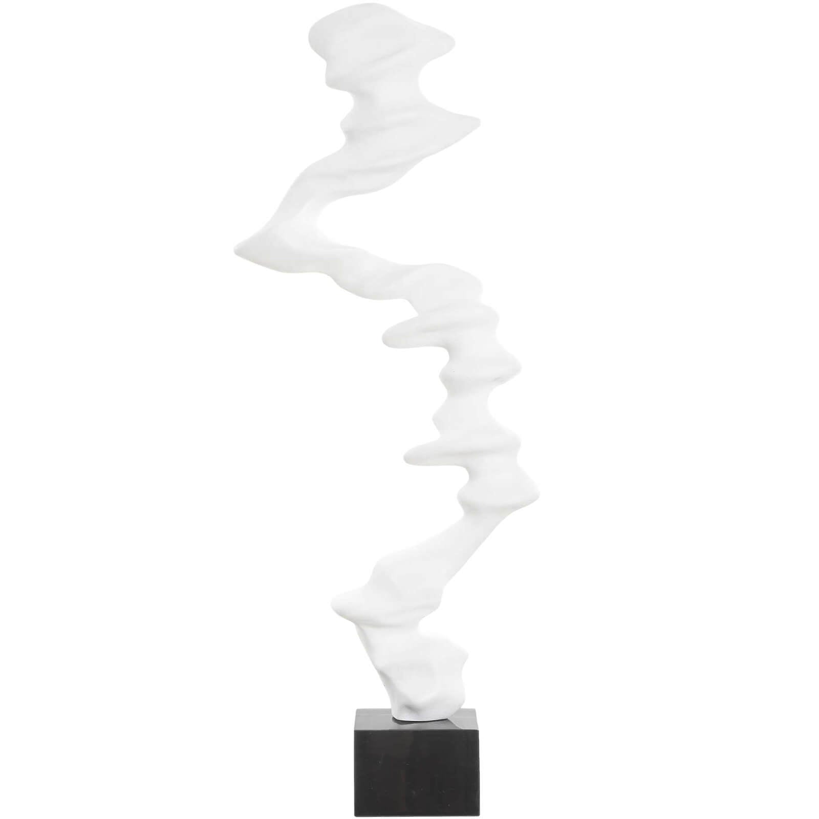Flux Indoor-Outdoor White Sculpture