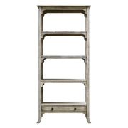  Bridgely Aged White Etagere