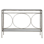  Luano Silver Console Table