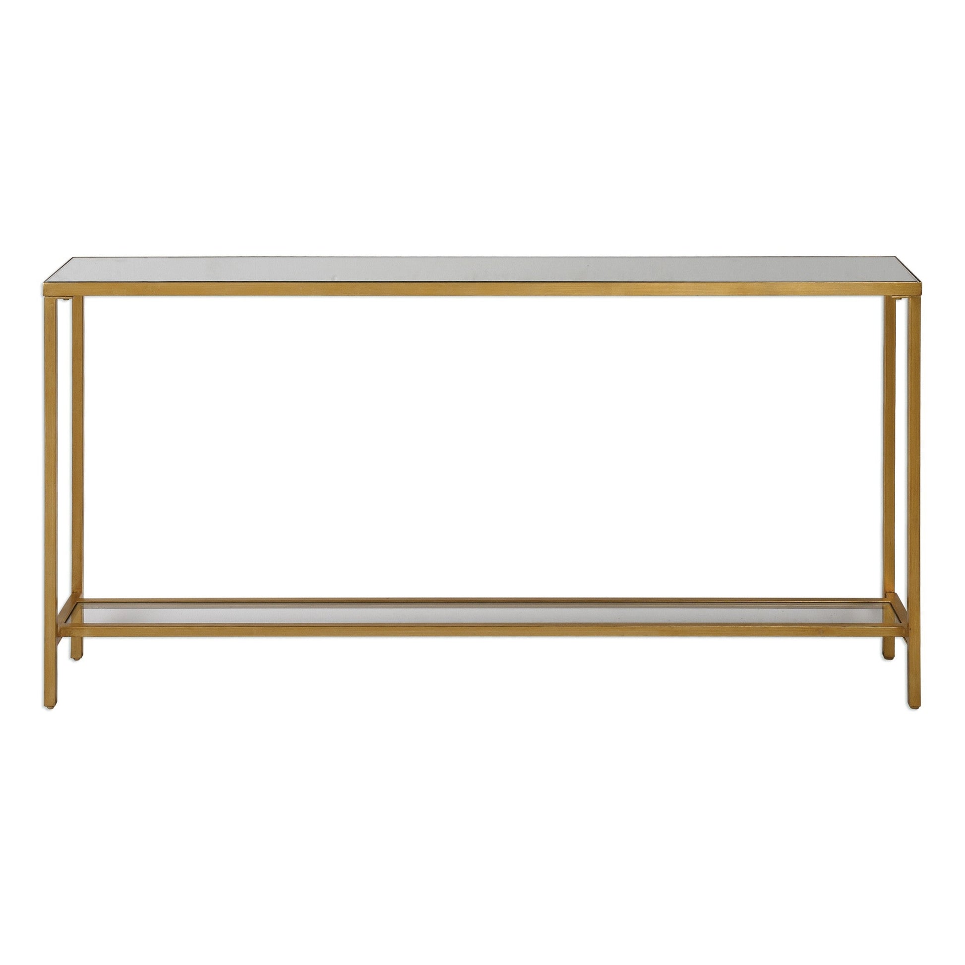 Hayley Gold Console Table