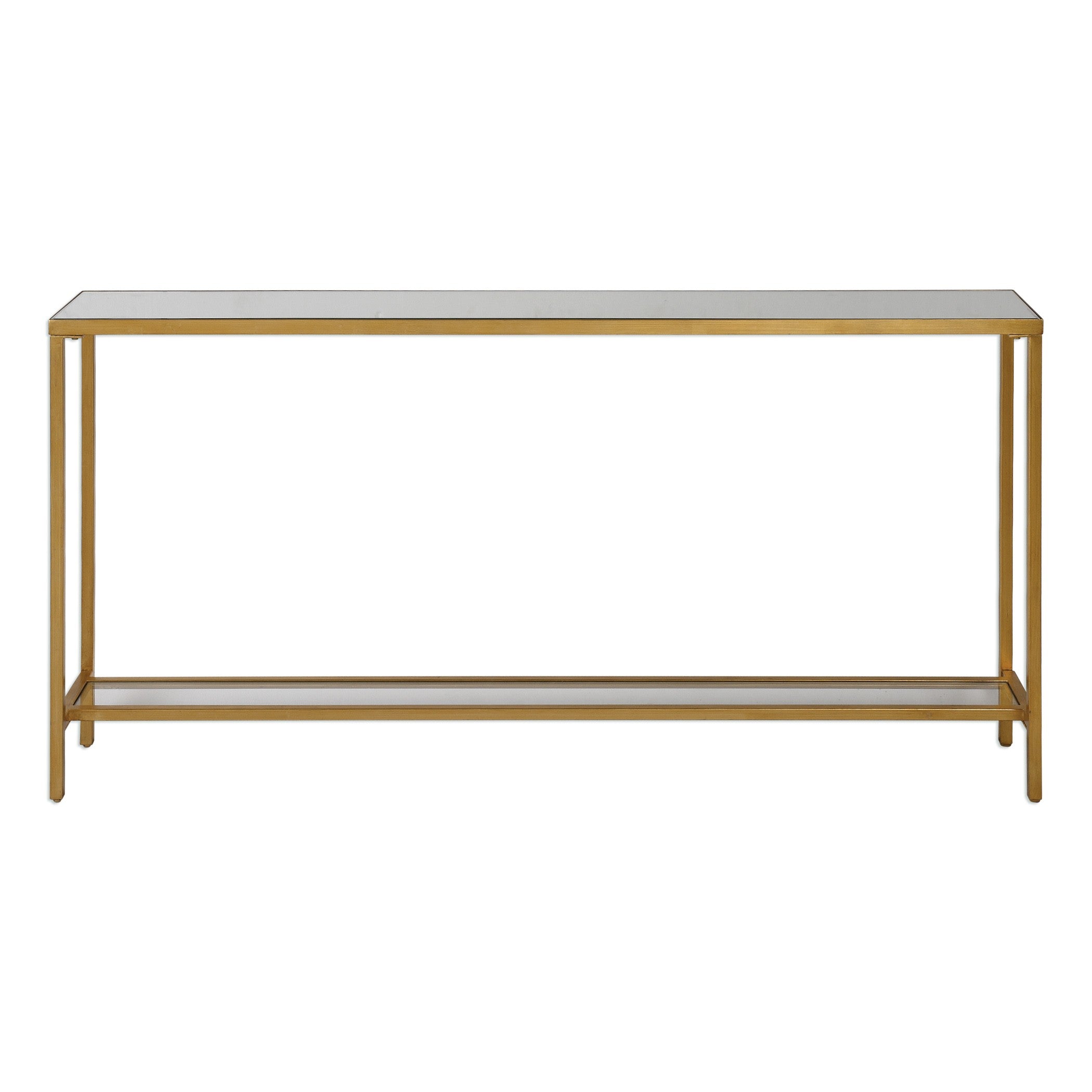  Hayley Gold Console Table