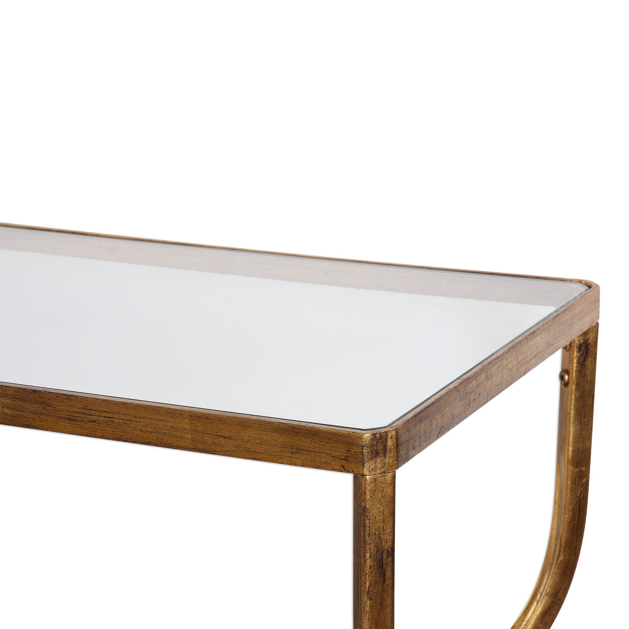 Uttermost Deline Console Table in Gold