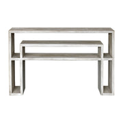  Genara Bone White Carved Console Table