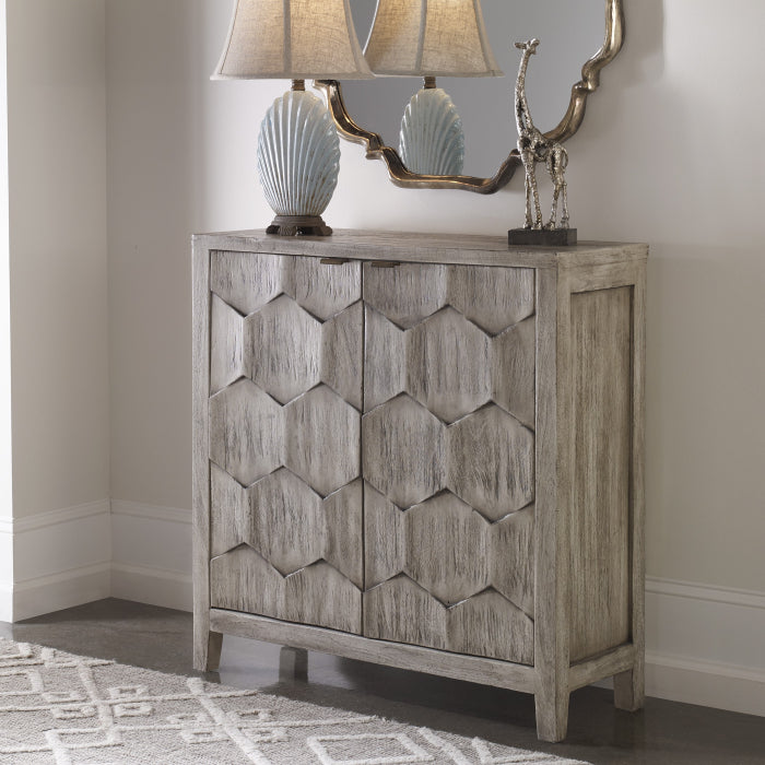 Uttermost Catori Smoked Ivory Console Cabinet