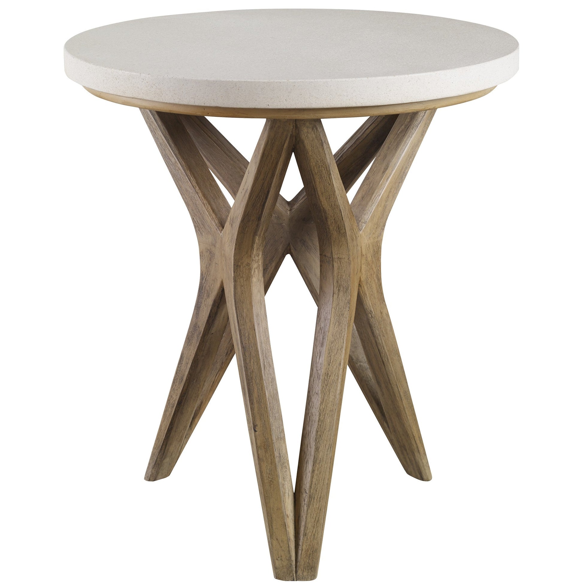  Marnie Limestone Side Table