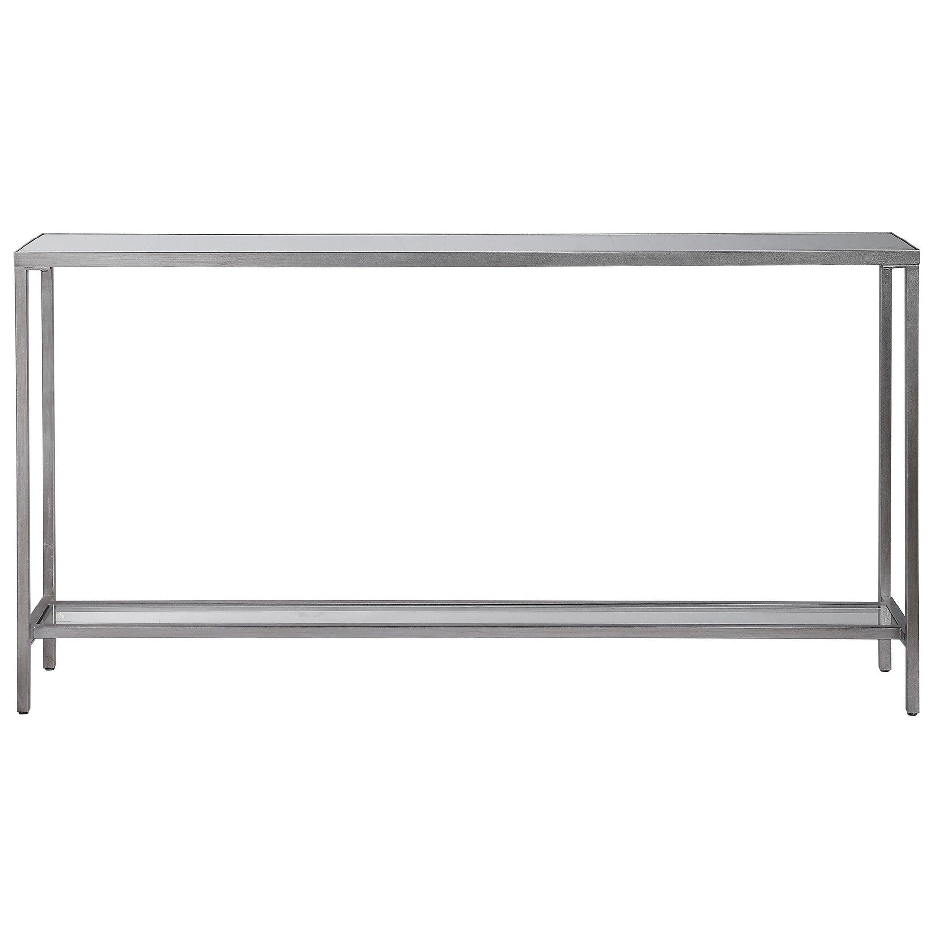  Hayley Silver Console Table