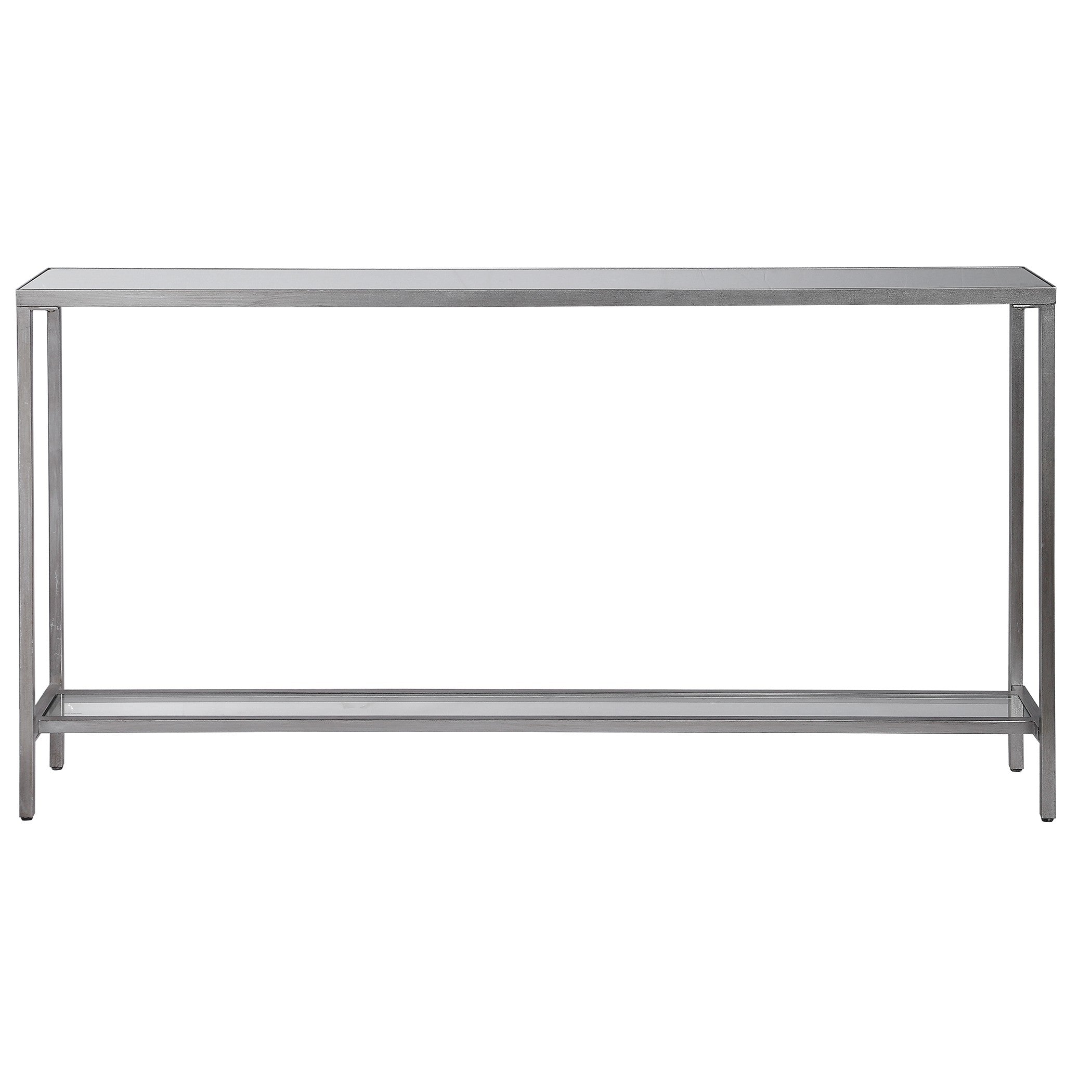  Hayley Silver Console Table